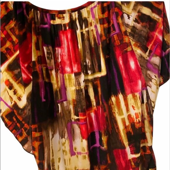 AGB top shirt blouse women’s dressy fall autumn size M medium - EUC - Picture 2 of 6